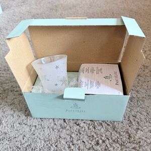 NWT Vintage Party Lite Snowy Nights Votive Holders P7278